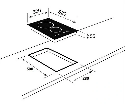 Bếp từ KAFF KF-330DC