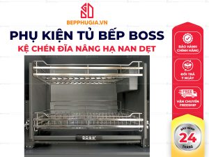 Kệ Chén Đĩa Nâng Hạ Boss Nan Dẹt