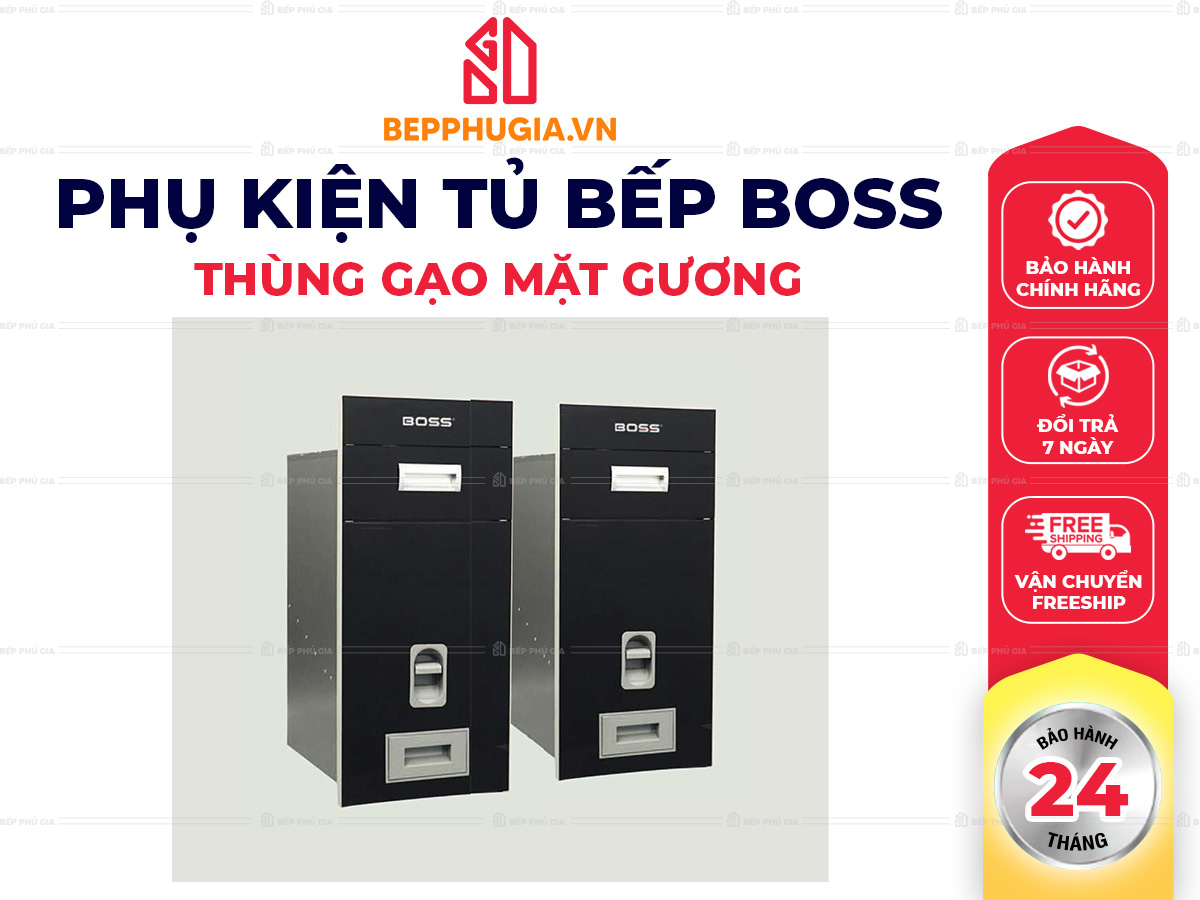 Thùng Gạo Mặt Gương Boss