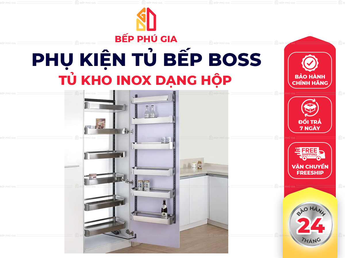 Tủ Kho Inox Dạng Hộp Boss