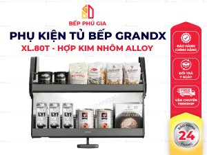 Giá Nâng Hạ GrandX 2 Tầng Titanium