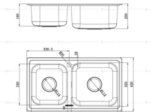 Chậu Rửa Chén Malloca MS 2076E