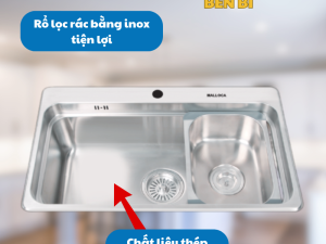 Chậu rửa chén Malloca MS 1022D