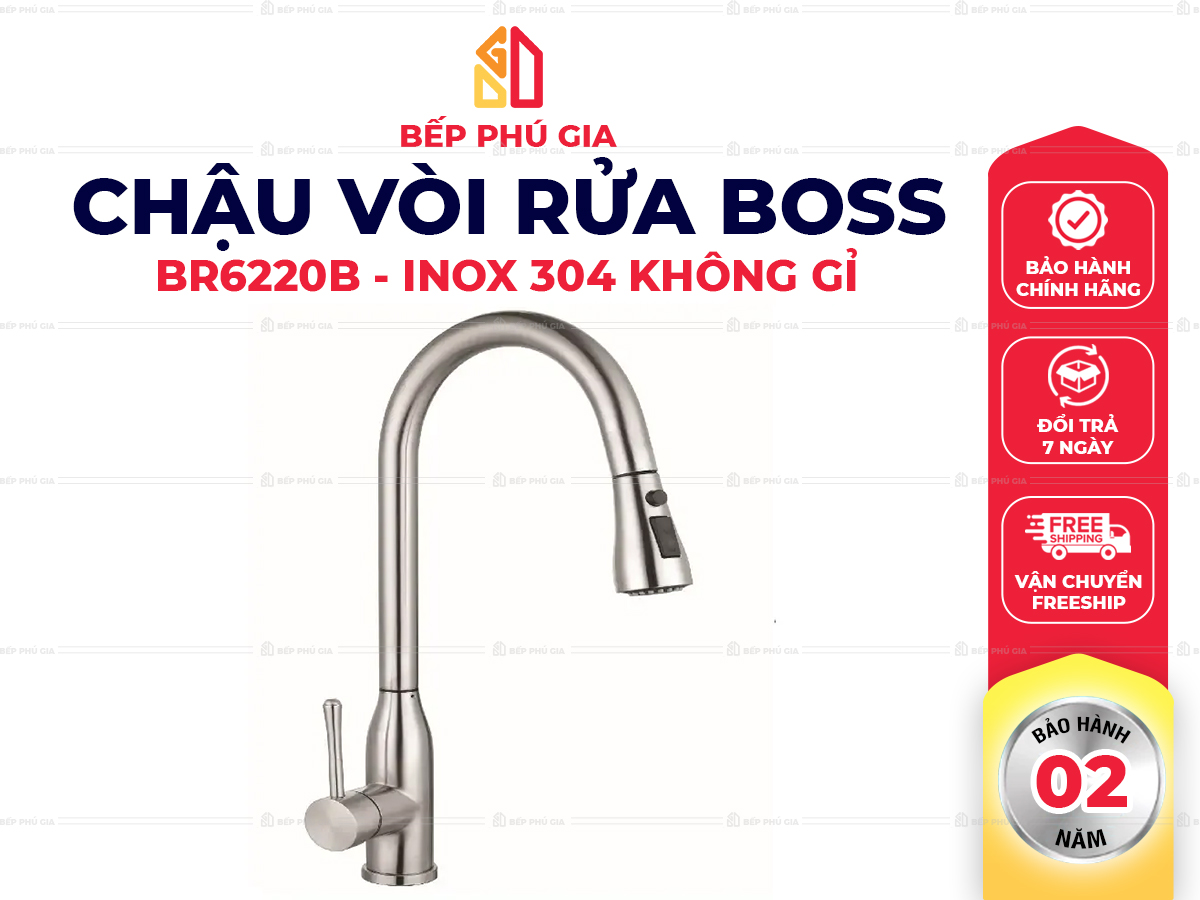 Vòi Dây Rút Cổ BR6220B Vòi Dây Rút Cổ BR6220B