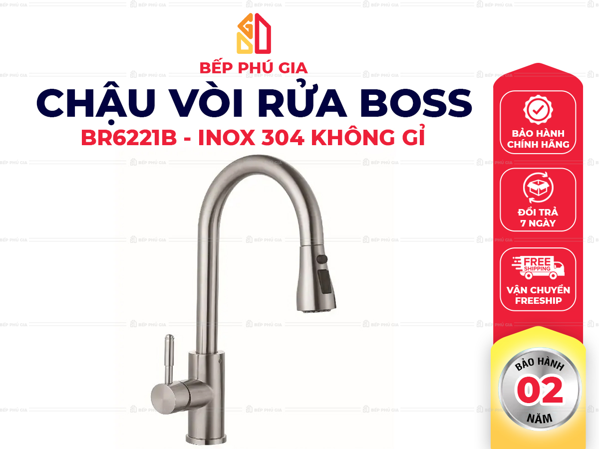 Vòi Dây Rút Cổ BR6221B Vòi Dây Rút Cổ BR6221B
