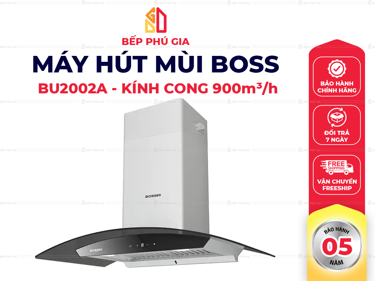 Máy hút mùi Boss BU2002A Máy hút mùi Boss BU2002A