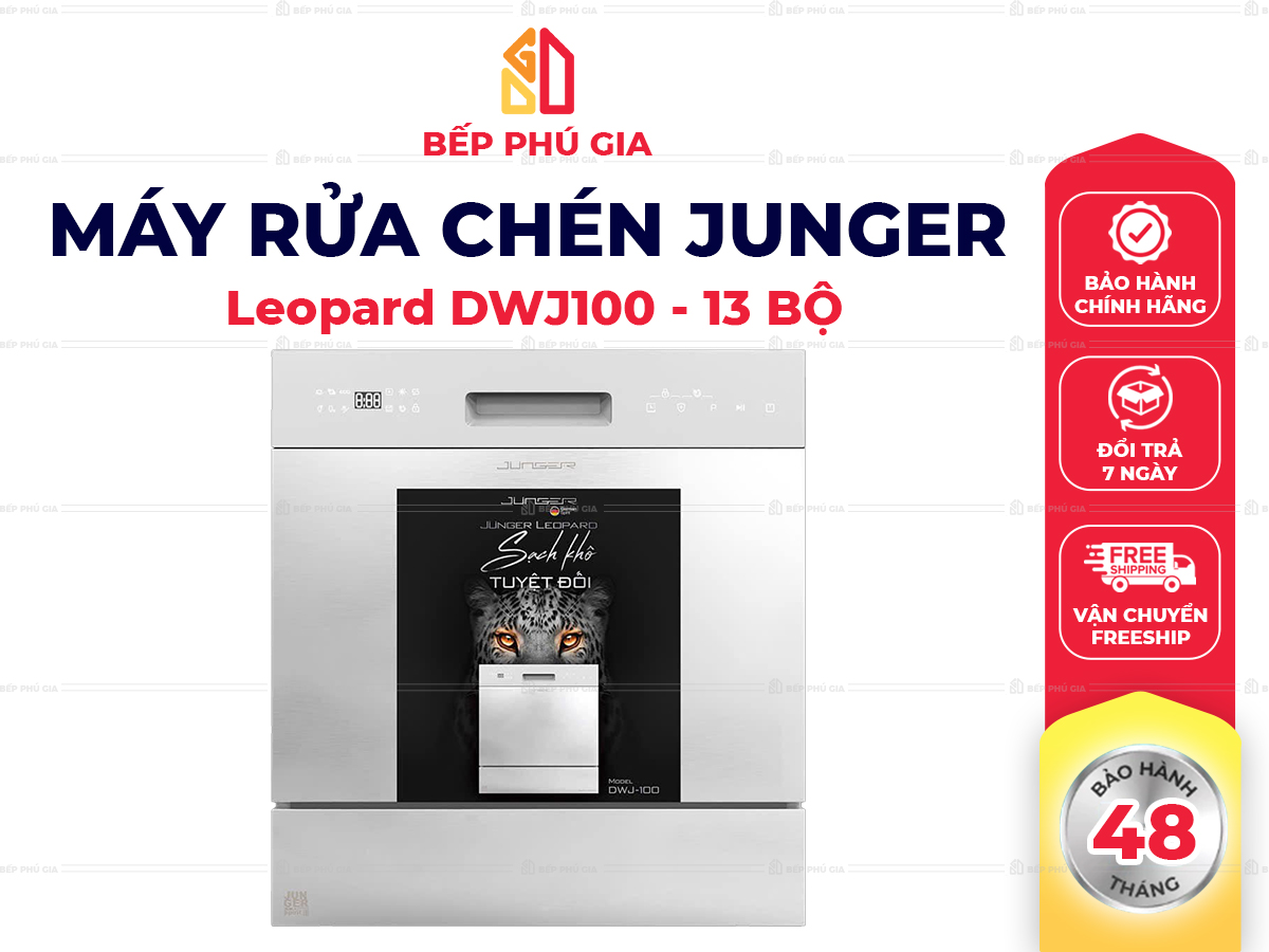 Máy Rửa Chén Junger Leopard DWJ-100