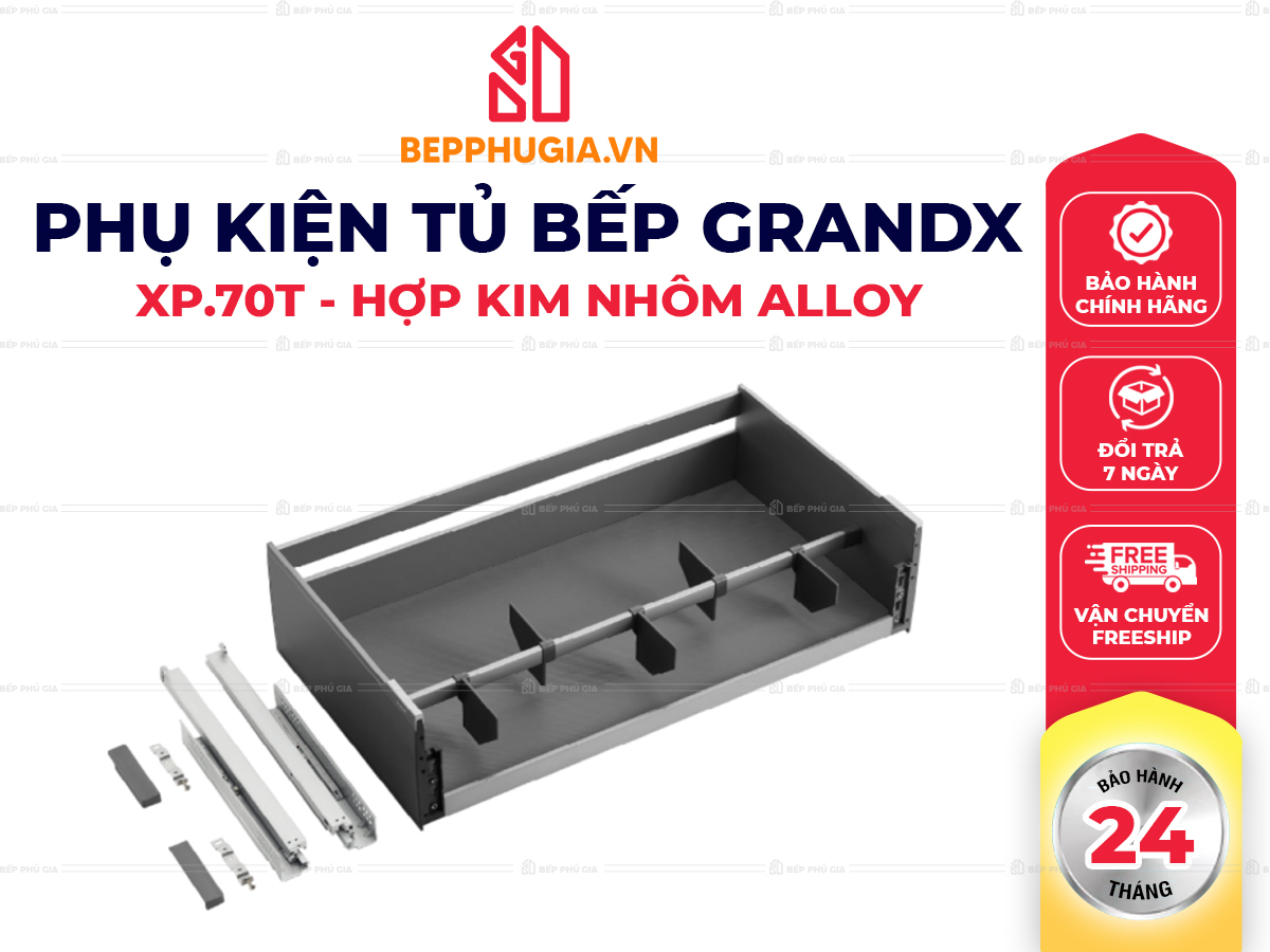 Giá Xoong Nồi GrandX Titanium XP.70T Giá Xoong Nồi GrandX Titanium XP.70T