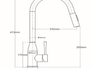 Vòi Dây Rút Cổ BR6220A
