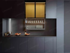 Giá Bát Đĩa Nâng Hạ Điện Nan Oval GrandX XL.80EM