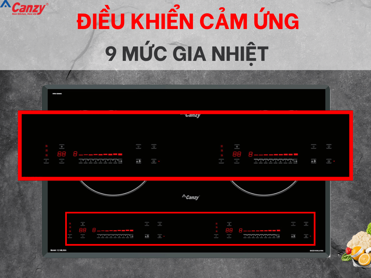 Bếp Từ Đôi Canzy CZ-ML86A