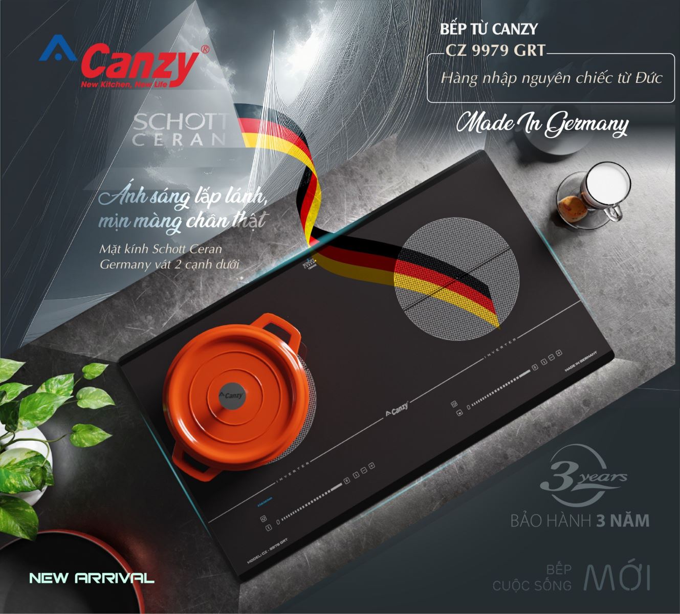 Bếp Từ Canzy CZ 9979 GRT