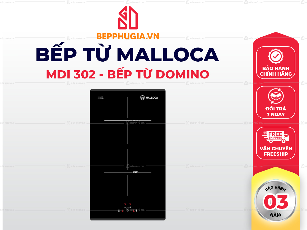 Bếp Từ Malloca MDI 302 Bếp Từ Malloca MDI 302