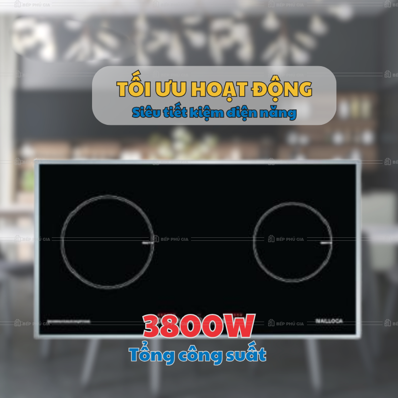 Bếp Từ Đôi Malloca DC 7372