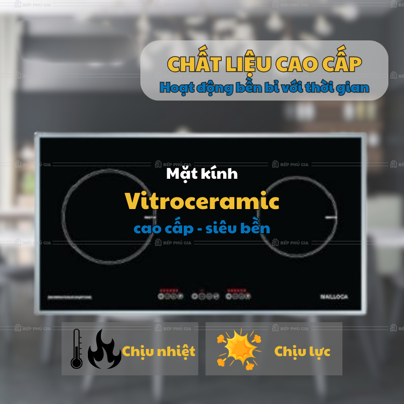 Bếp Từ Đôi Malloca DC 7372