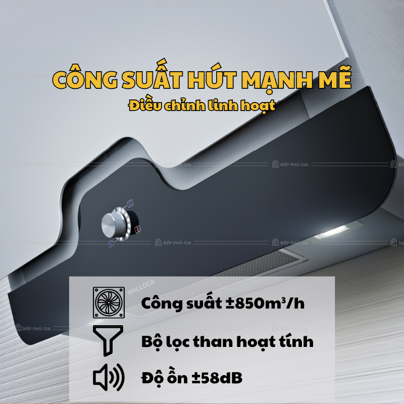 Máy Hút Mùi Malloca Drive F152W