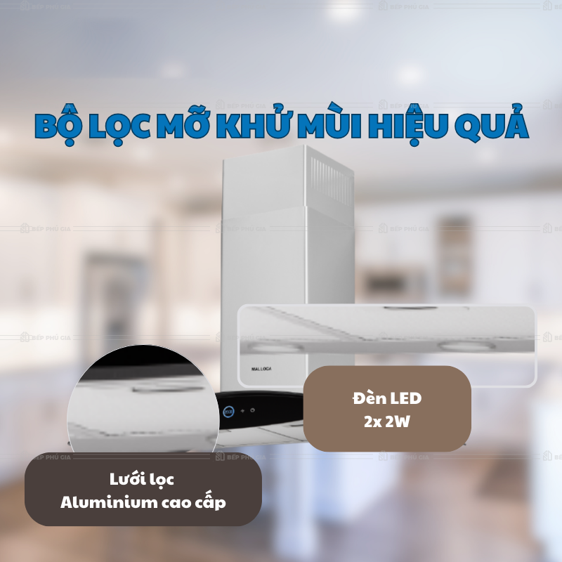 Máy Hút Mùi Malloca MC 9018HS