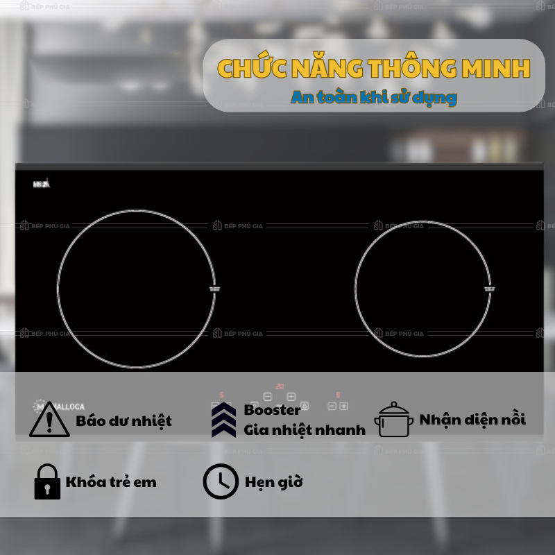 Bếp Từ Đôi Malloca MH 02I D