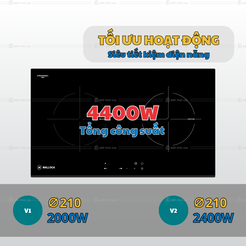 Bếp Từ Đôi Malloca MH 7320 I