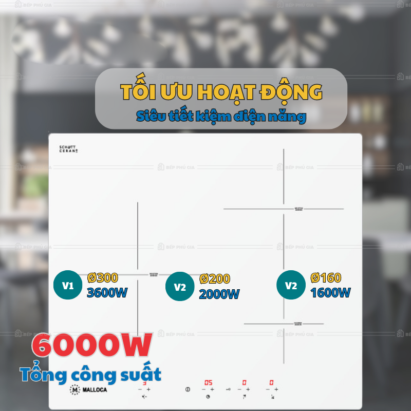 Bếp Từ Ba Malloca MI 593WN