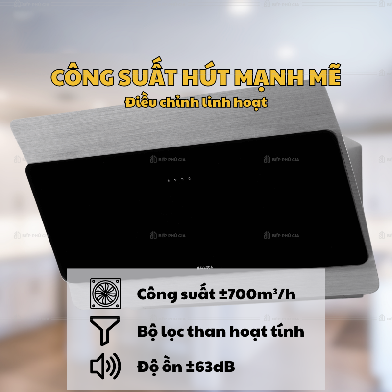 Máy Hút Mùi Malloca Plana K3444