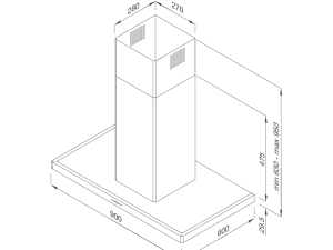 Máy Hút Mùi Malloca Slim K4250