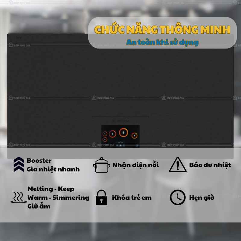 Bếp Từ Đa Điểm Malloca Skylux MH 92 TFT