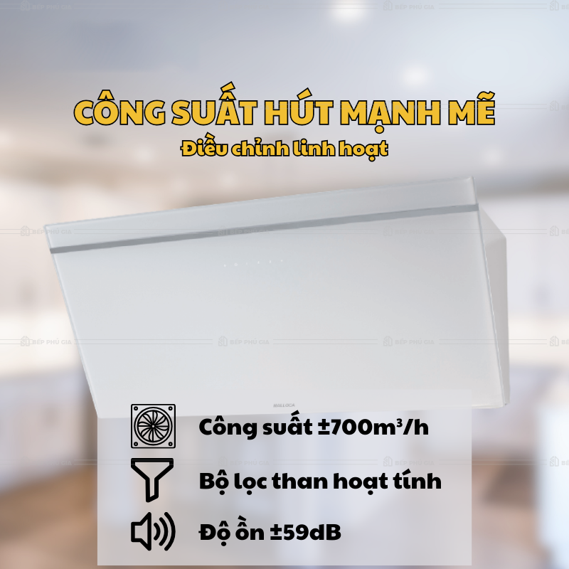 Máy Hút Mùi Malloca Vita V3