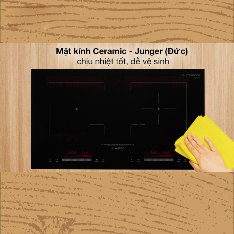 Bếp Điện Từ Đôi Junger SIS-66