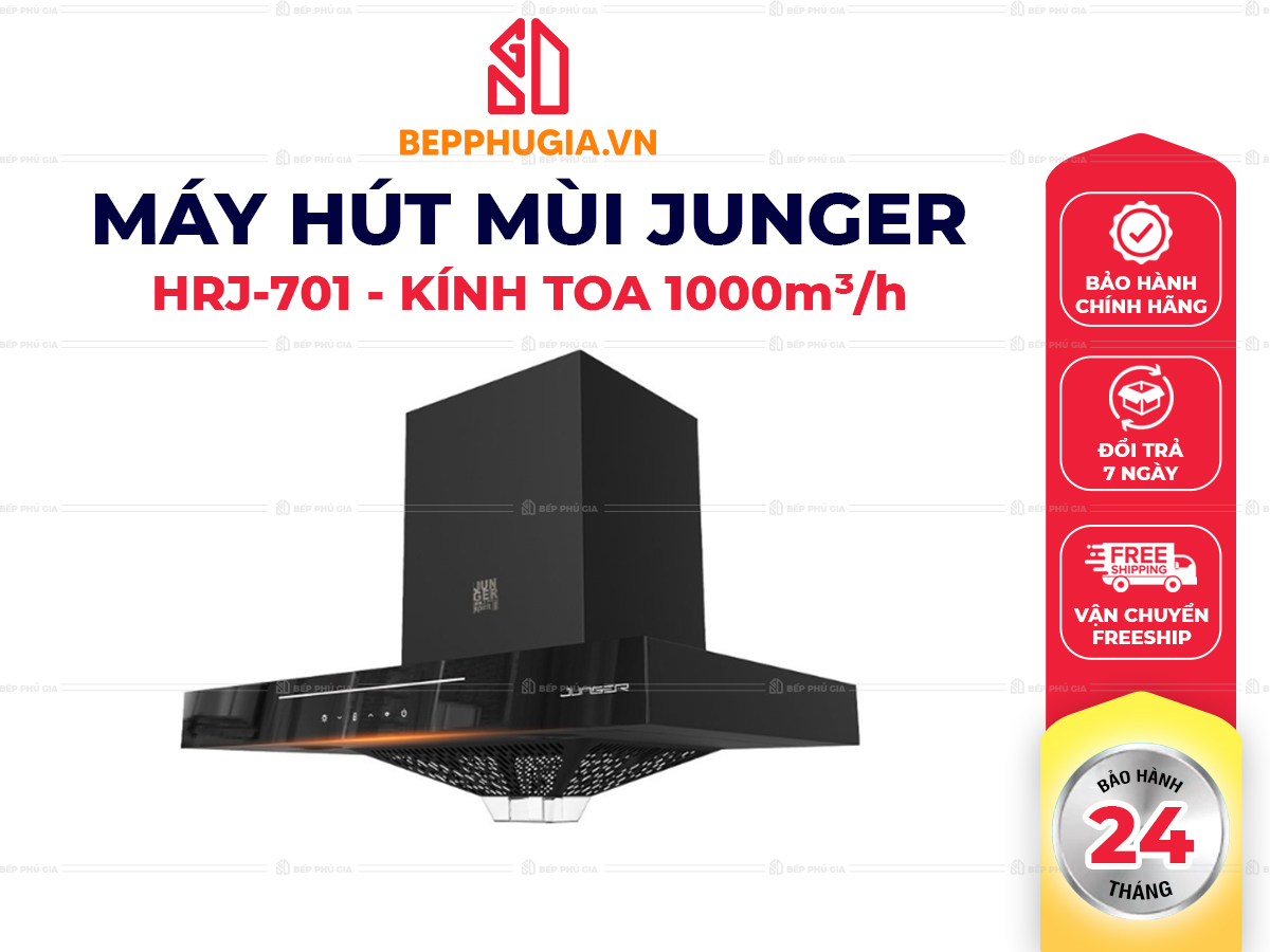Máy Hút Mùi Junger HRJ-701 Máy Hút Mùi Junger HRJ-701