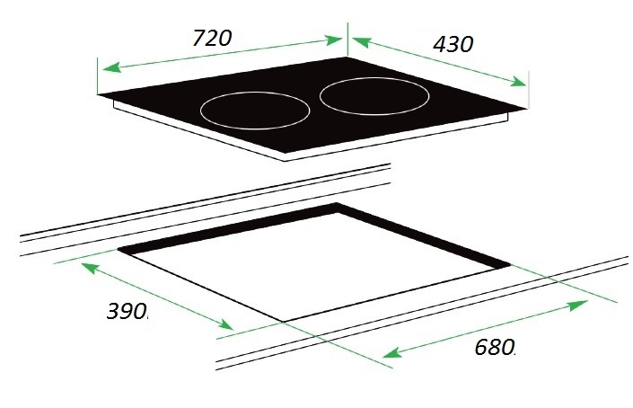 Bếp Từ Đôi Kaff KF-FL999II