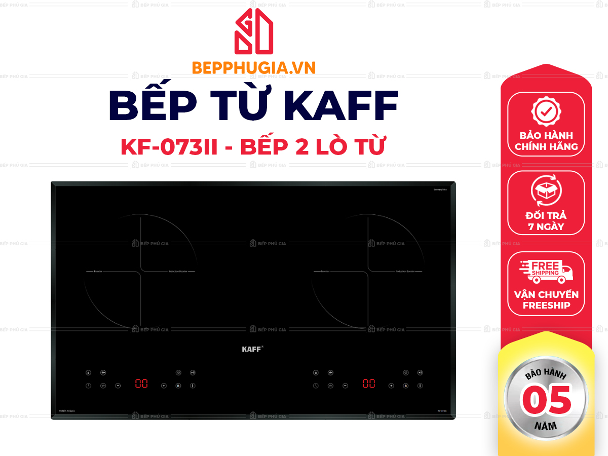 Bếp Từ Đôi Kaff KF-073II Bếp Từ Đôi Kaff KF-073II
