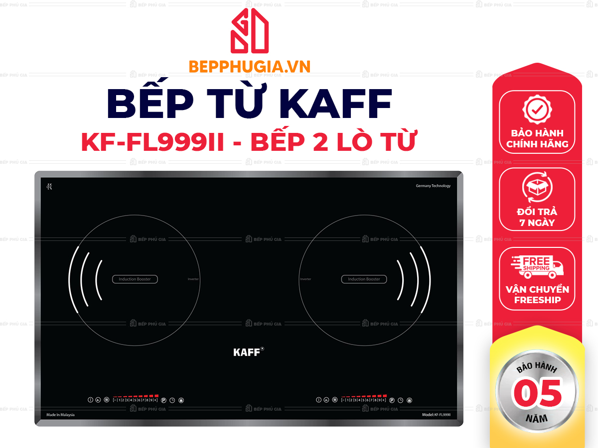 Bếp Từ Đôi Kaff KF-FL999II Bếp Từ Đôi Kaff KF-FL999II