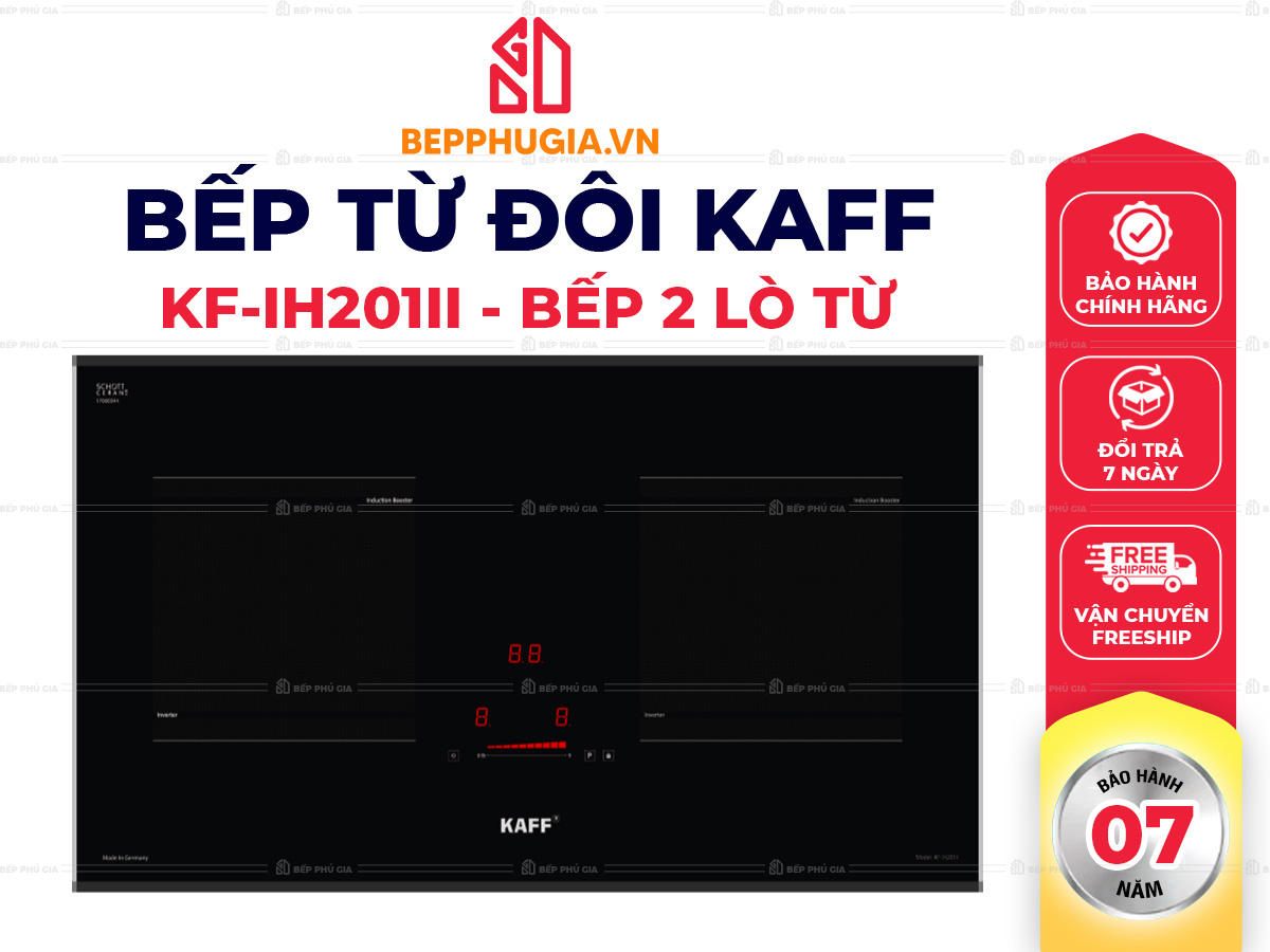Bếp Từ Đôi Kaff KF-IH201II Bếp Từ Đôi Kaff KF-IH201II