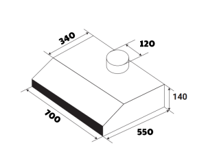 Máy Hút Mùi Kaff KF-700W