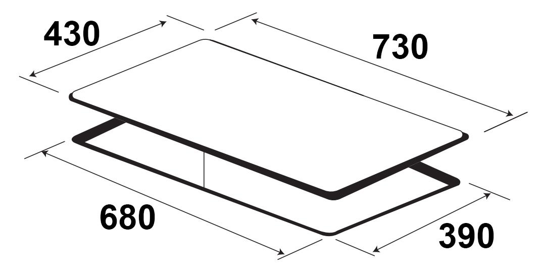 Bếp Từ Đôi Kaff KF-FL808II