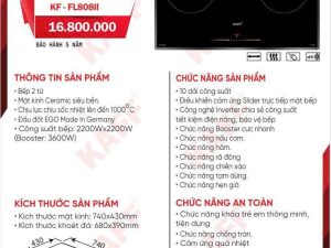 Bếp Từ Đôi Kaff KF-FL808II