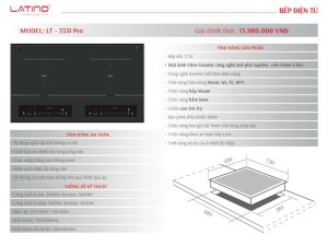 Bếp Từ Đôi Latino LT-333I PRO
