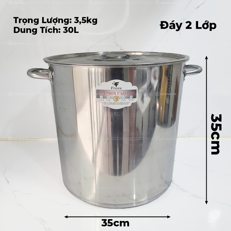 Nồi Inox 30 Lít