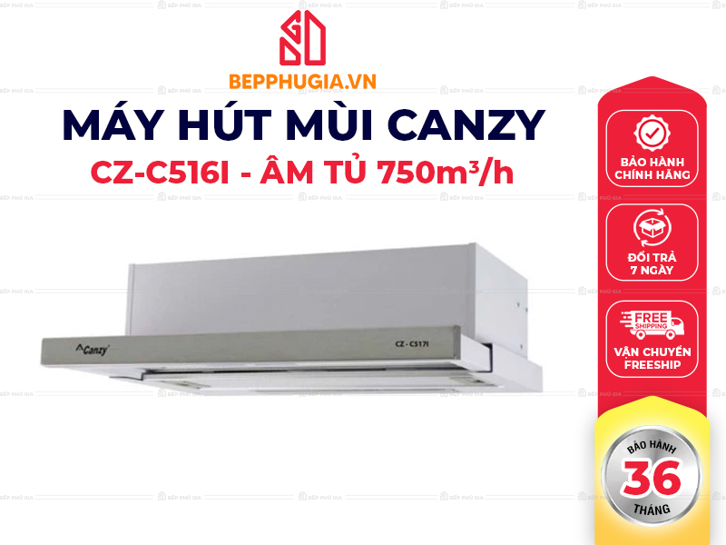 Máy Hút Mùi Canzy CZ-C516I Máy Hút Mùi Canzy CZ-C516I