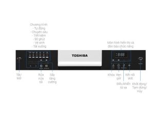 Máy Rửa Chén Toshiba DW-15F9(B)-VN