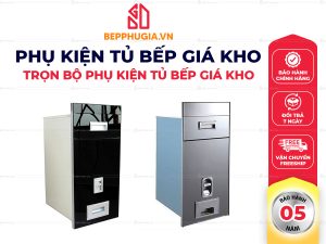 Thùng Gạo Mặt Kính Gương Inox 304 Giá Kho