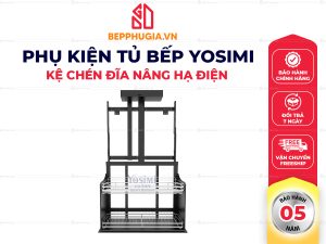 Kệ Chén Đĩa Nâng Hạ Điện Tự Động Yosimi 765x280x660