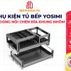Bộ Kệ Xoong Nồi Chén Đĩa Khung Nhôm Yosimi 700 | 800 | 900